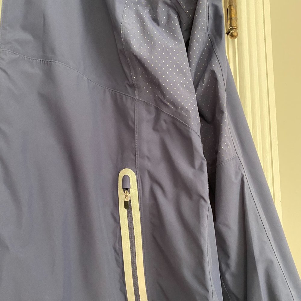 Zero Restriction Hooded Rain Waterproof Jacket Blue Size XL - Picture 2 of 6